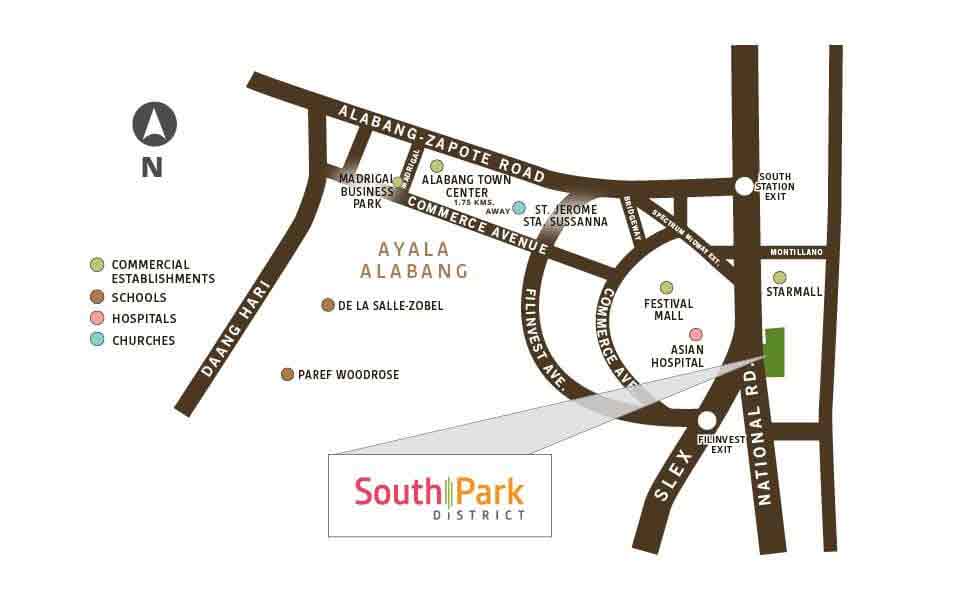 Avida Towers Altura Location